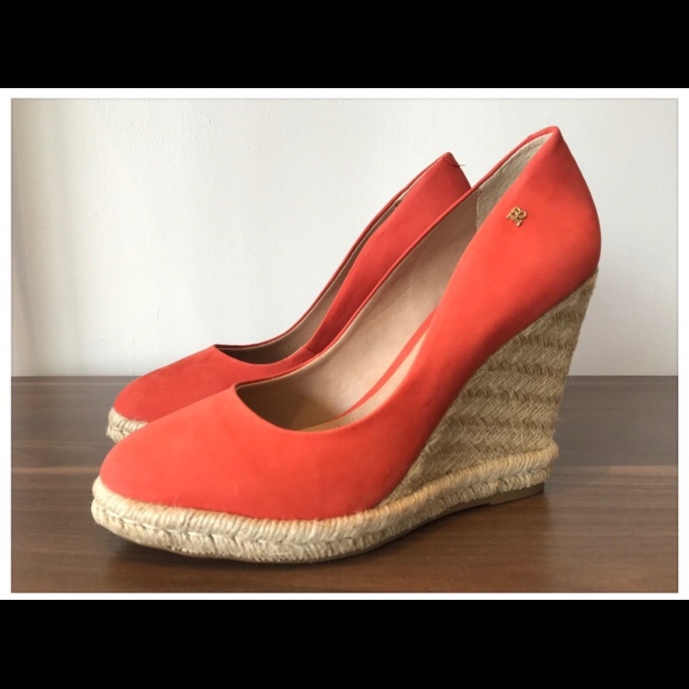 Brazilian Espadrille Wedge Heels Carmim